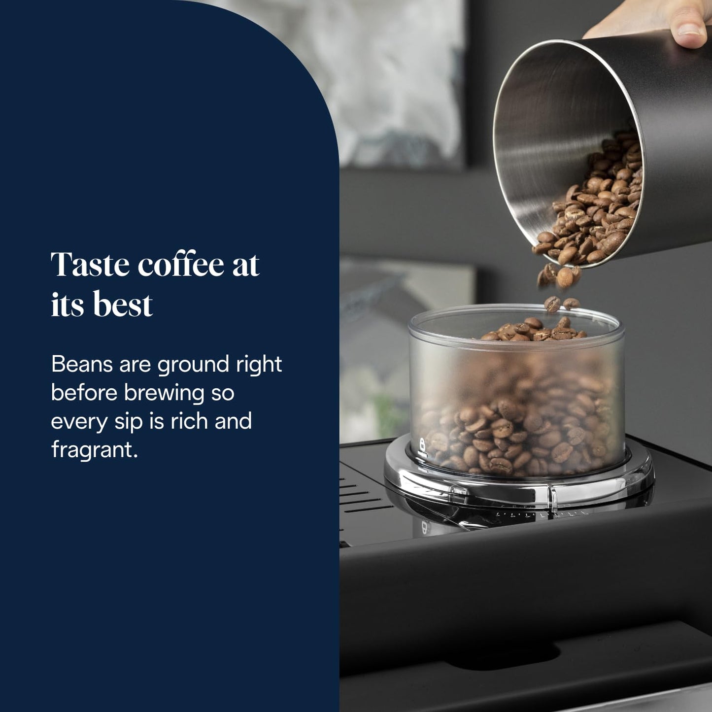 De'Longhi Rivelia - Automatic Coffee Machine 16 One-Touch Drinks Black