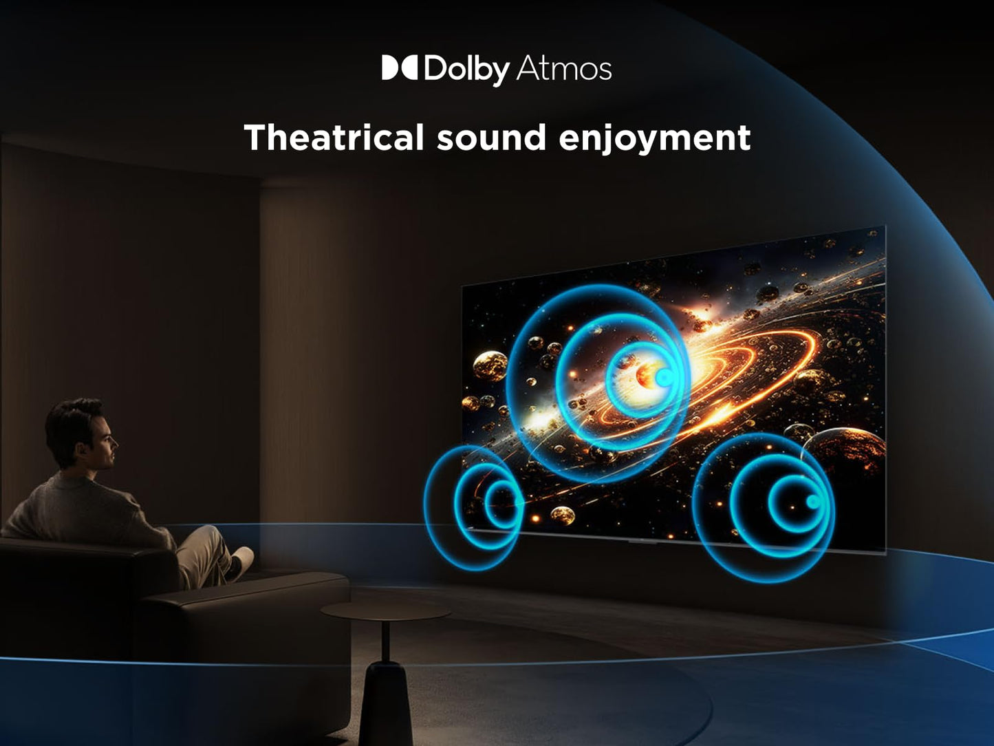 TCL 50C7K-UK 50 Inch QD-Mini LED TV, 4K HDR Premium 2000, Smart TV Powered by Google TV (Dolby Vision IQ & Atmos, HVA Panel, 144Hz Motion Clarity Pro, Game Master)