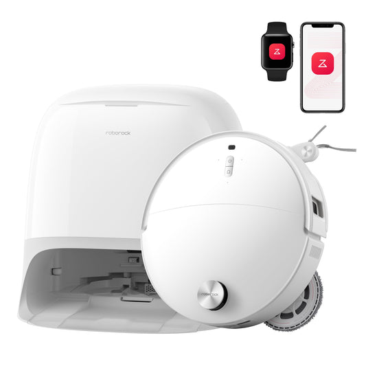 roborock Qrevo Curv 2 Pro Robot Vacuum Cleaner with Mop, 25,000 Pa Suction