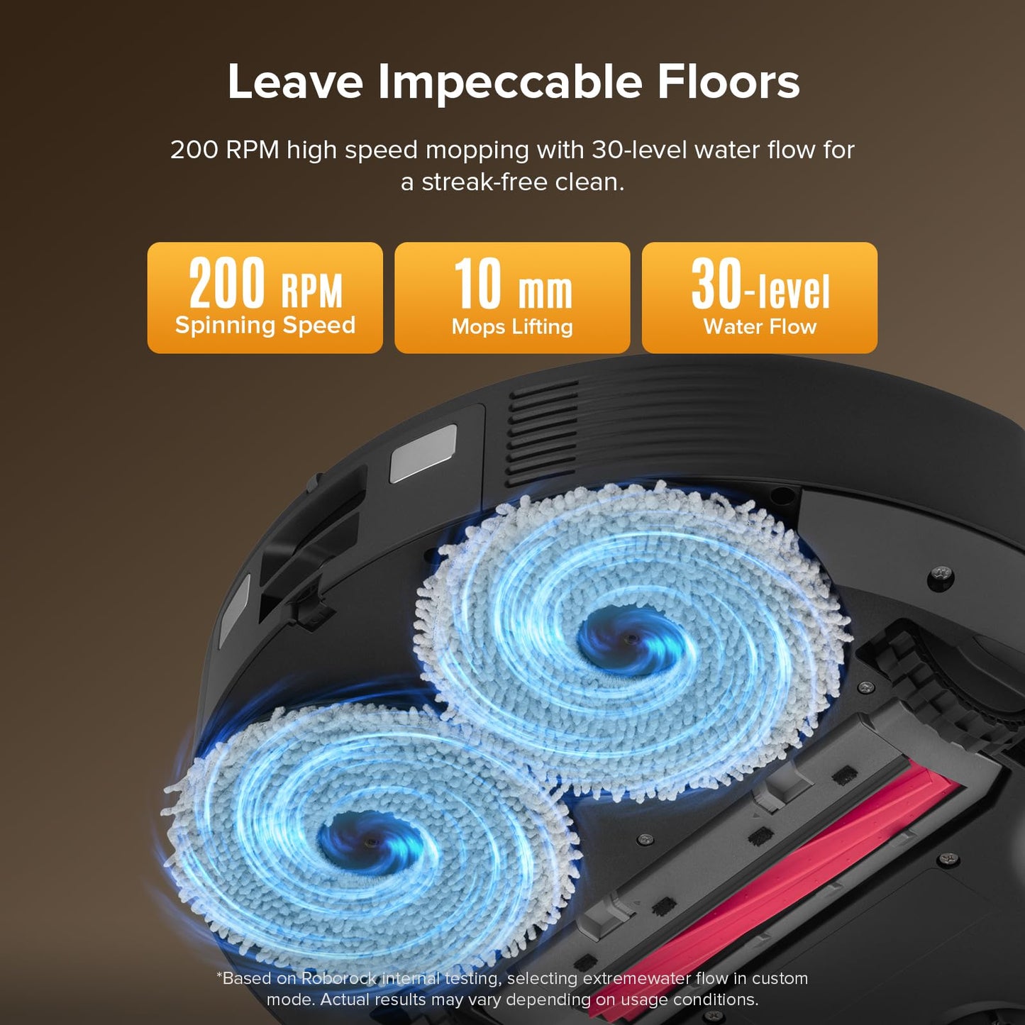roborock Qrevo Series Robot Vacuum Cleaner with Mop, 10,000Pa Suction