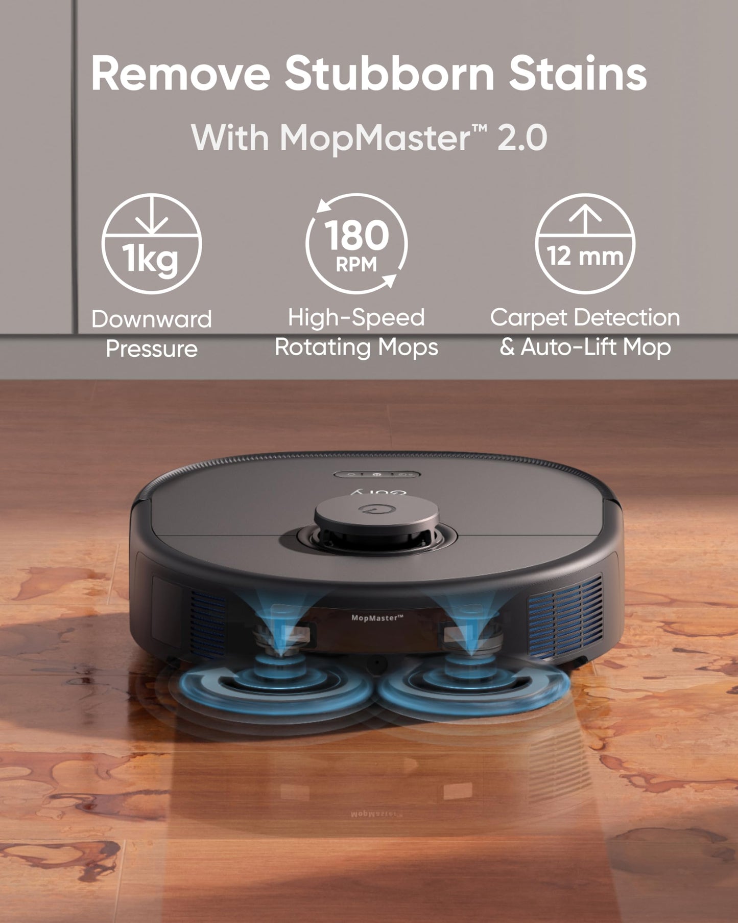 eufy X10 Pro Omni Robot Vacuum Cleaner With Mop, Carpet Detection