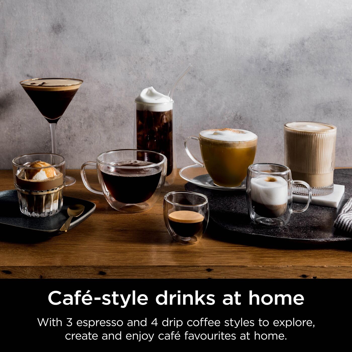 Ninja Luxe Premier 3-in-1 Coffee Machine, Cappuccino, Black ES601UKBK