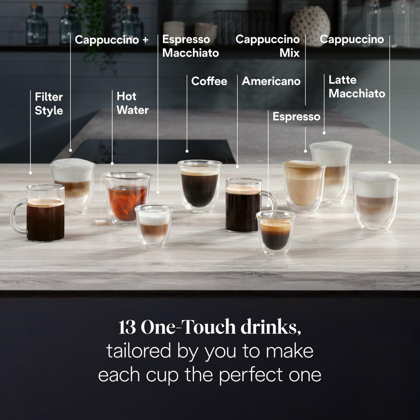 De'Longhi Magnifica Evo Next - Automatic Coffee Machine 13 Drinks Silver
