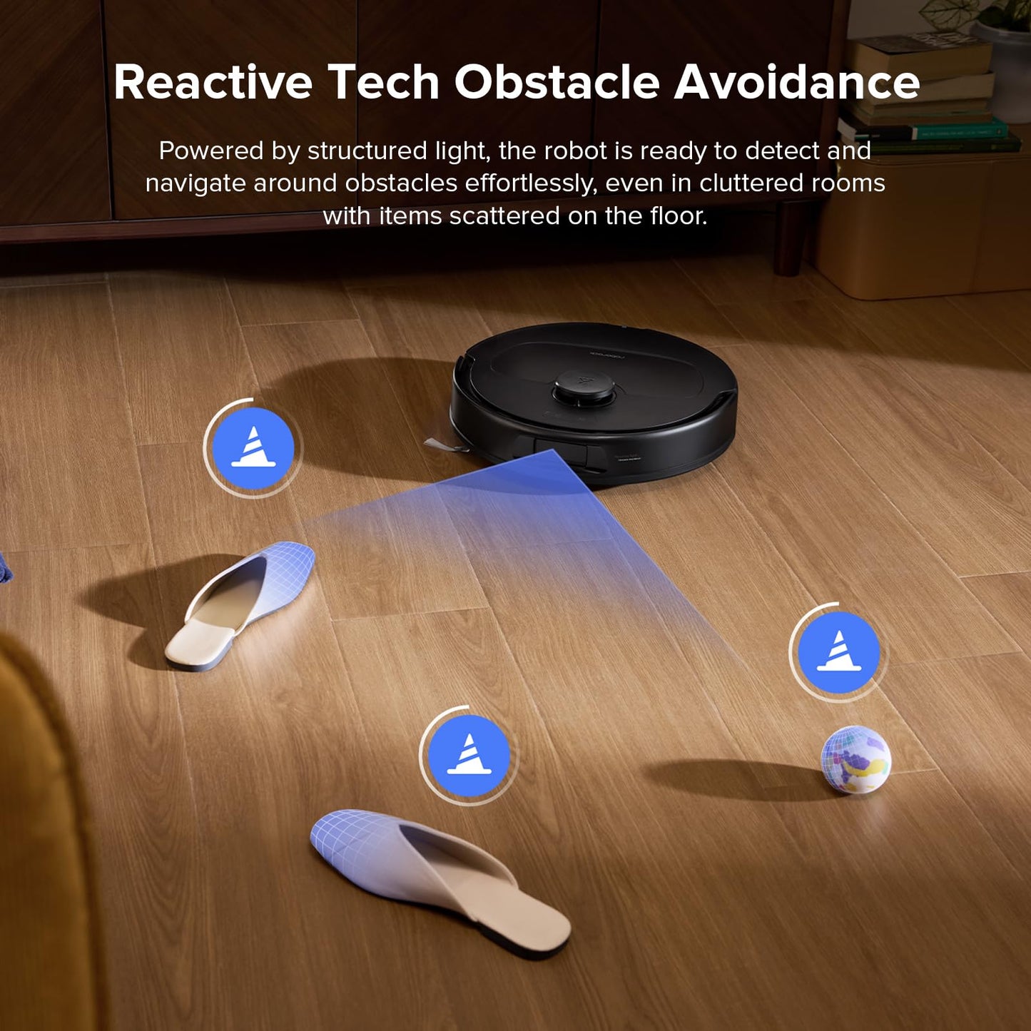 roborock Qrevo Series Robot Vacuum Cleaner with Mop, 10,000Pa Suction