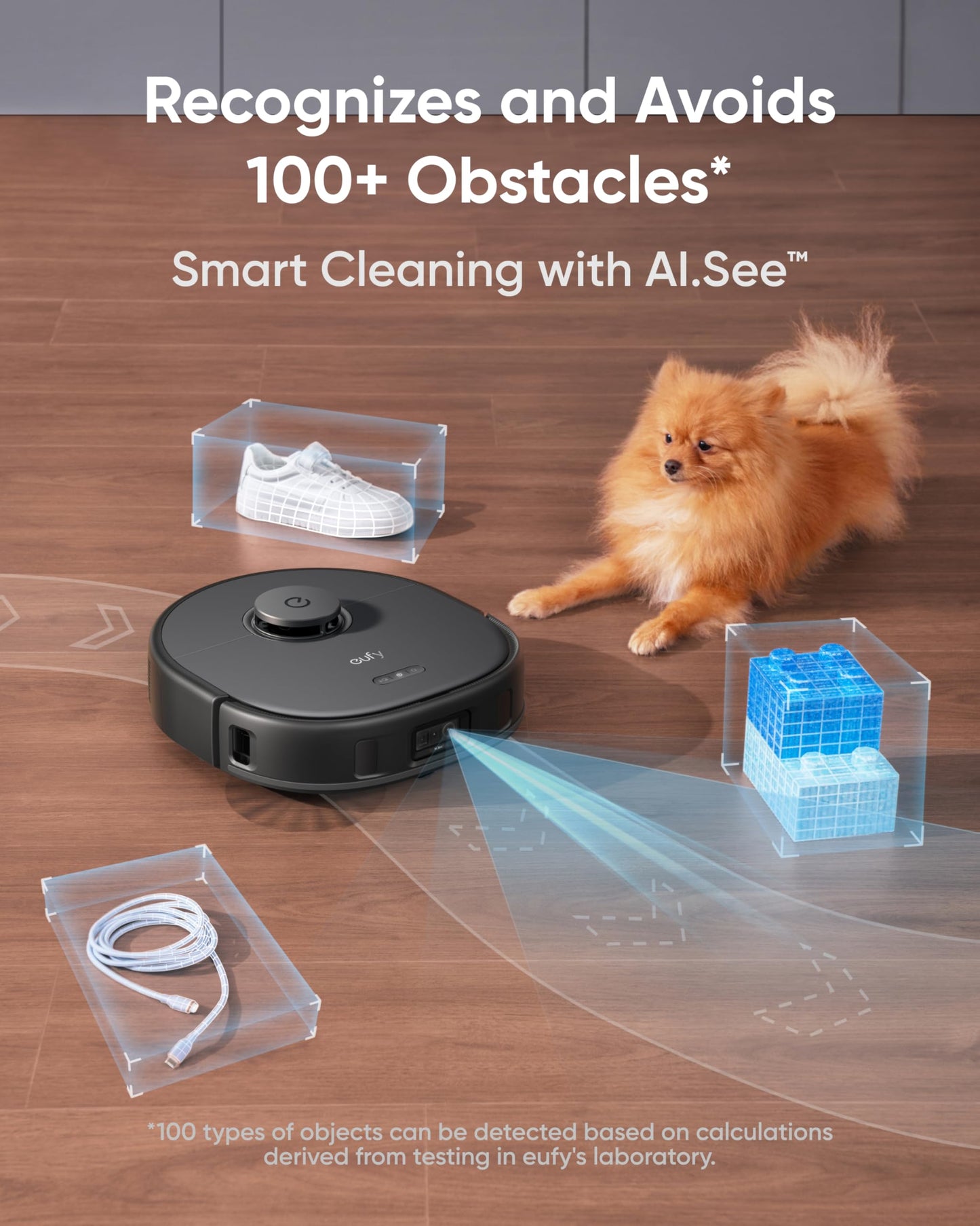 eufy X10 Pro Omni Robot Vacuum Cleaner With Mop, Carpet Detection