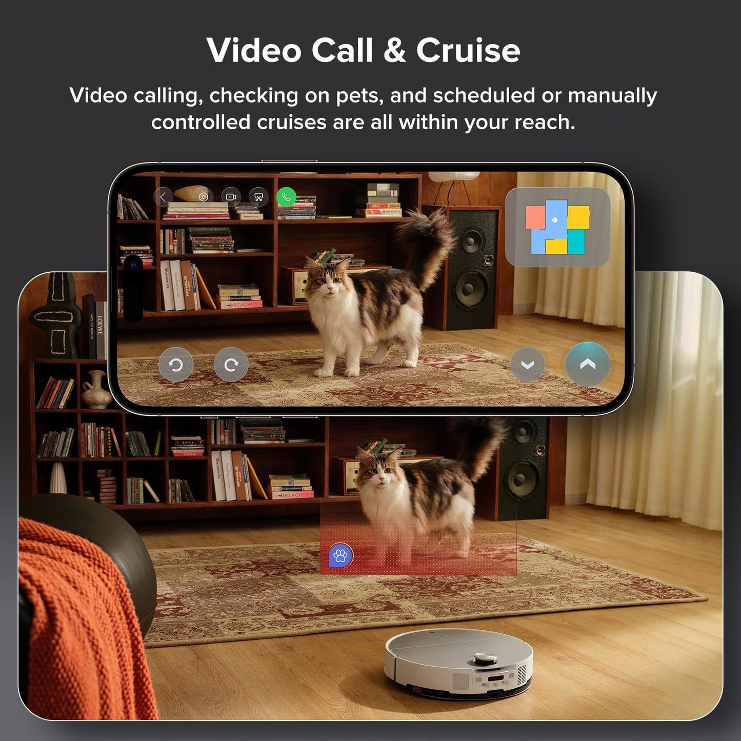 roborock Saros 10 Robot Vacuum Cleaner with Mop, 3.14-Inch Ultra Slim