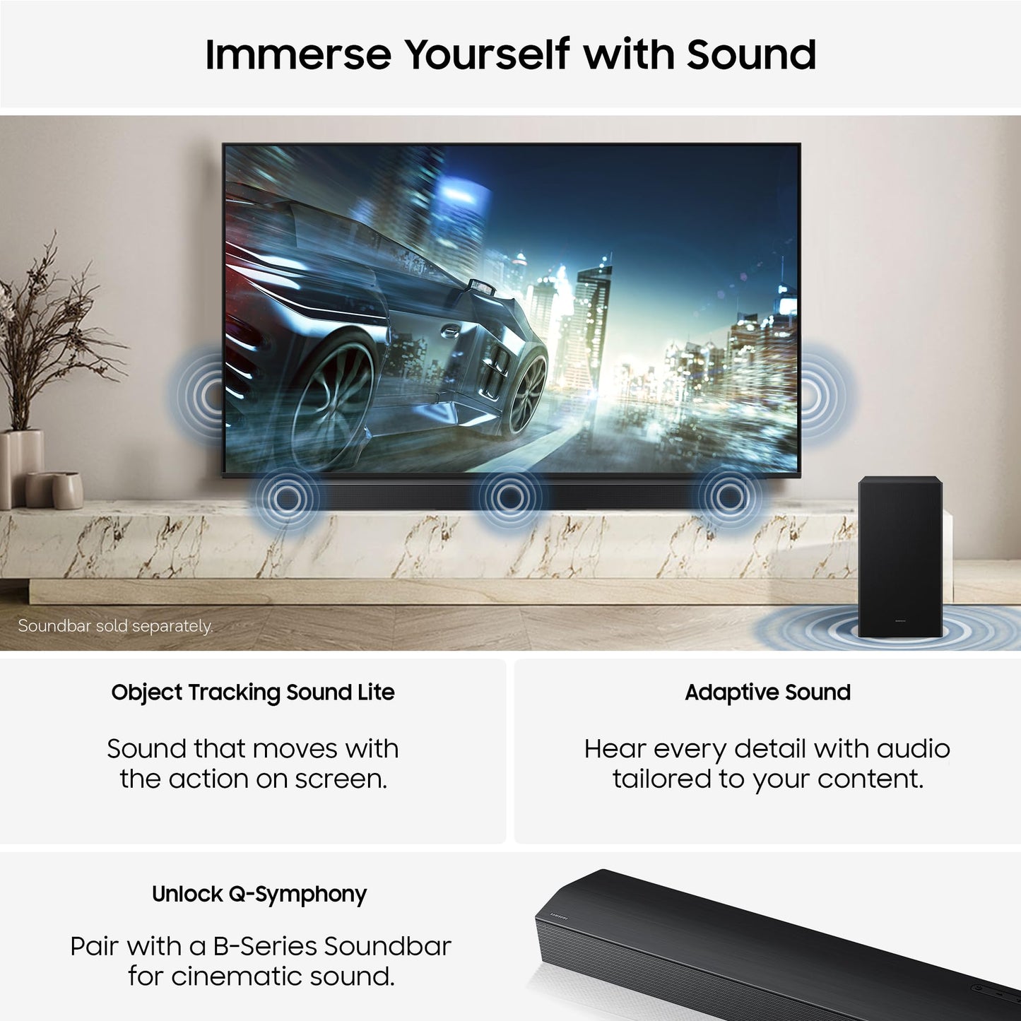 Samsung Smart TV 75-Inch U7020H Crystal UHD 4K TV, HDR10+, Motion Xcelerator, Dynamic Sound Pack, Gaming Hub, Knox Security, Vision AI Companion [2026]