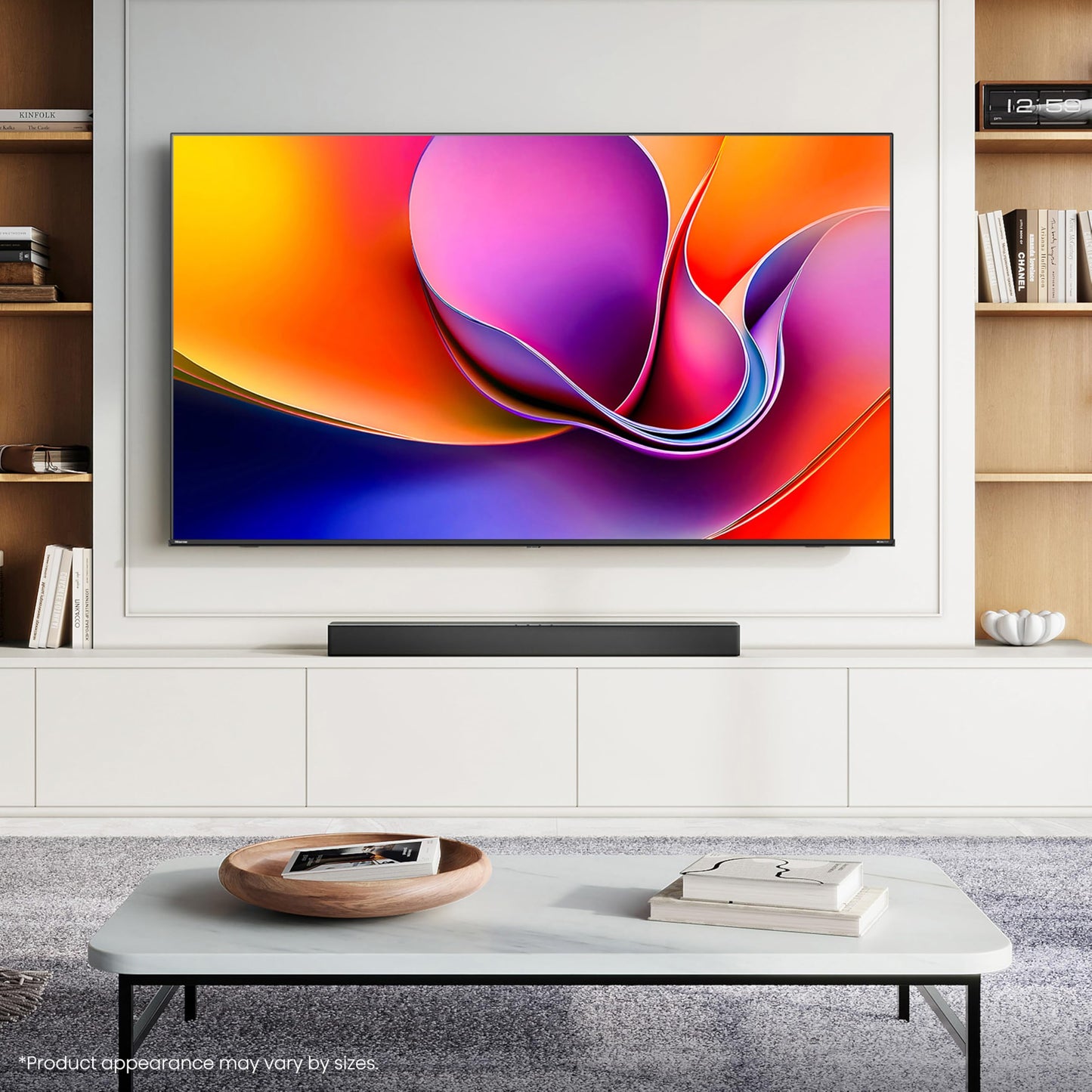Hisense 85" 85A6QTUK 4K Ultra HD Smart AI TV - Hi-View AI Engine, precision colour, AI smooth motion, sports mode with Freely, Disney+, YouTube, Netflix